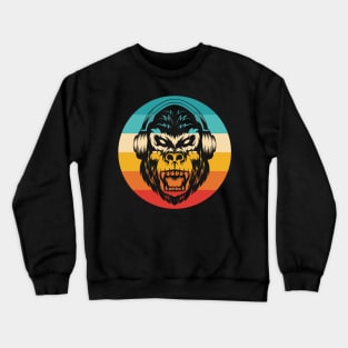 Monkey Music Retro Crewneck Sweatshirt